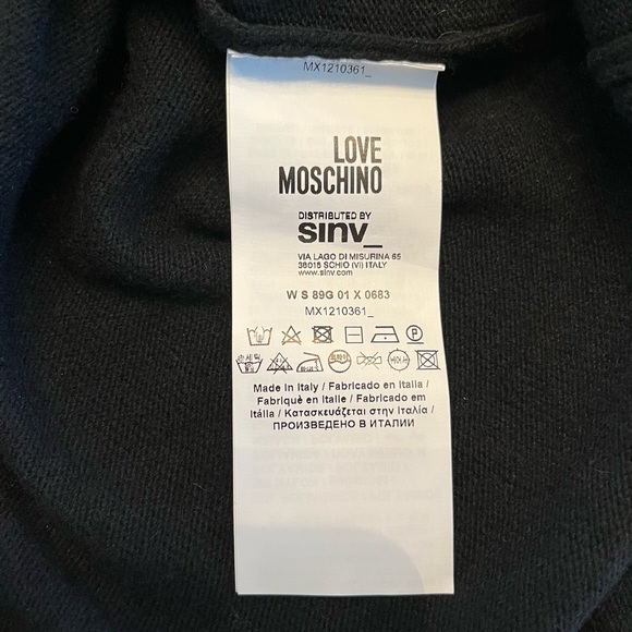 Love Moschino Black Crewneck Sweater - Picture 4 of 5